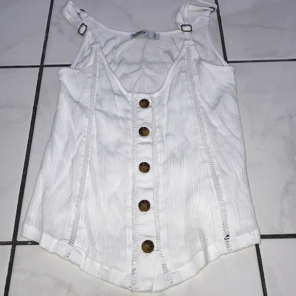 White Strap Top